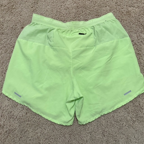 Nike Blue and Yellow Dri-FIT Running Shorts - Picture 6 of 7